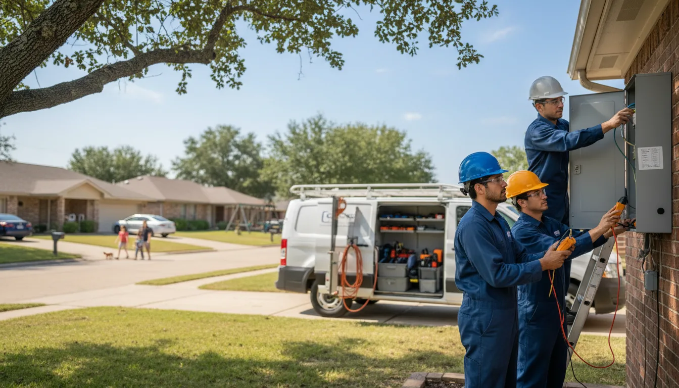 Certified electrician providing emergency electrical services in Altus, OK